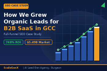 How We Grew Organic Leads for a B2B SaaS Startup in the GCC Market — A Full-Funnel SEO Case Study